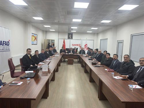 Deprem sonrası yapılan çalışmalarla ilgili basın açıklaması