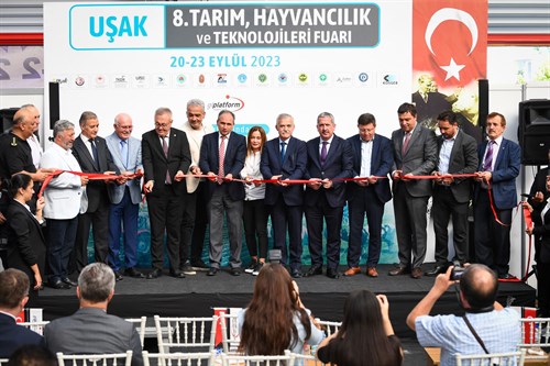 Uşak 8. Tarım, Hayvancılık ve Teknolojileri Fuarı törenle açıldı