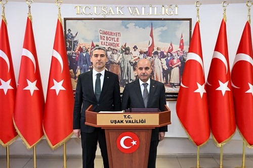 İçişleri Bakanlığı Bakan Yardımcısı Mehmet Aktaş, Uşak’ta ziyaret ve incelemelerde bulundu.