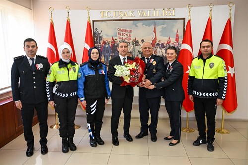 Vali Aktaş’a 10 Nisan Polis Haftası Ziyareti